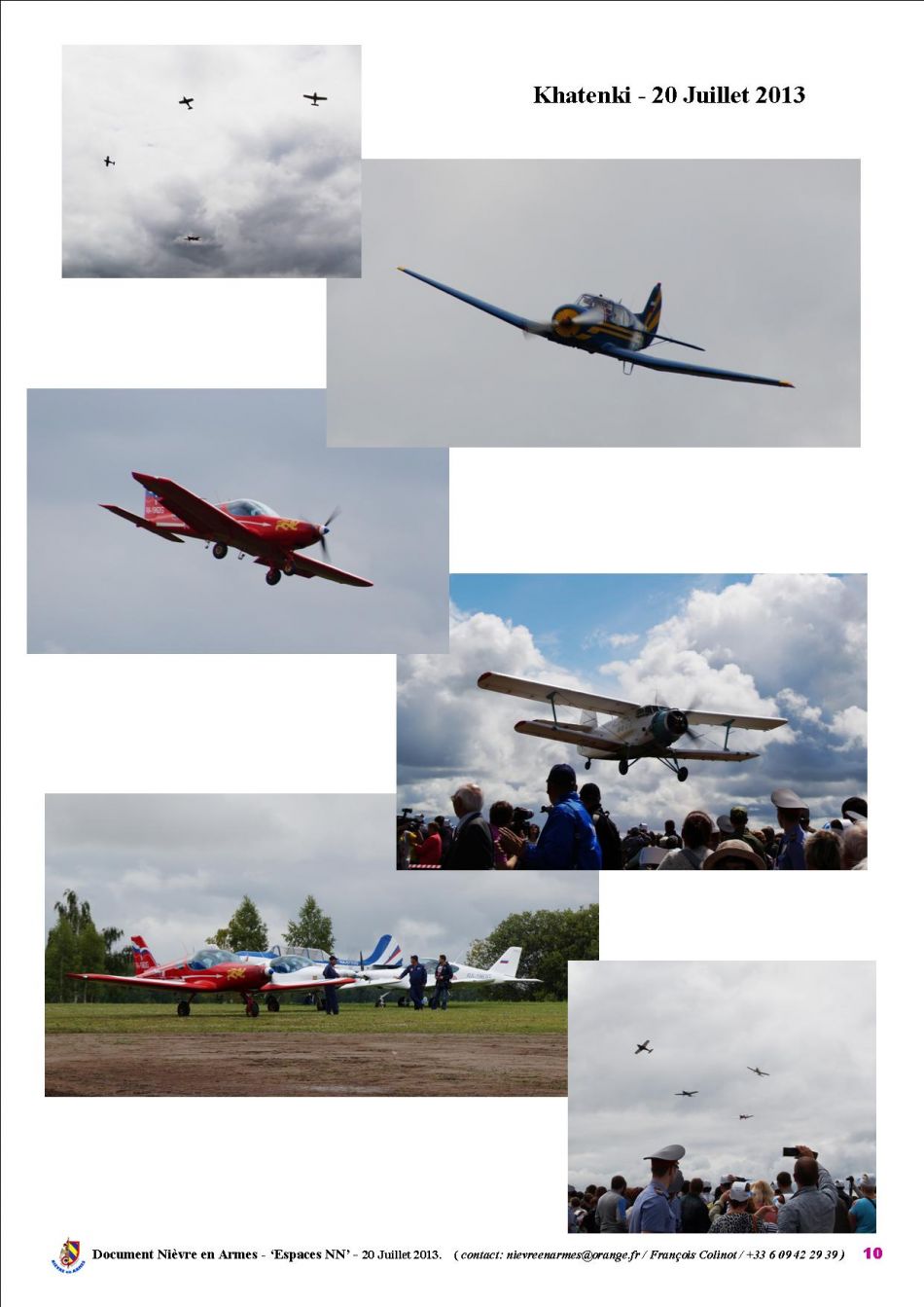 10-Avions de lAroclub NN de Khatenki. Site